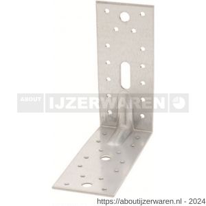 Index SC-RF hoek met ril 70x70x55 mm thermisch verzinkt - W40901898 - afbeelding 2