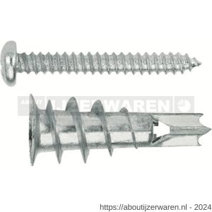 Index TAPLA ME gipsplaatschroefanker 13x32 mm verzinkt - W40900890 - afbeelding 2