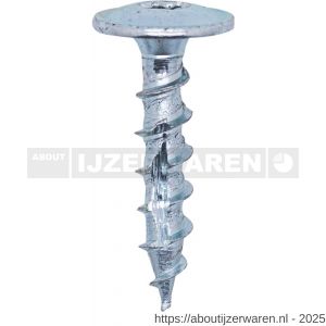 Woodies Ultimate 6,0x40 mm tellerkop TK Torx T 30 roestvast staal A2 - W40800030 - afbeelding 1