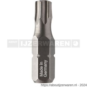 Diager Torsion bit Torx T 15 25 mm set 5 stuks - W40877060 - afbeelding 1