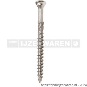 Herag UPM vlonderschroef 4x40 mm inclusief bit Torx T 15 A2 - W40882438 - afbeelding 2