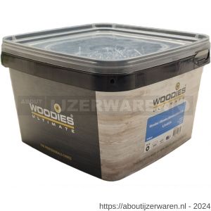 Woodies Ultimate vlonderschroef emmer 5,0x60/35 mm verzonken kop VK Torx T 25 RVS 410 - W40800480 - afbeelding 1