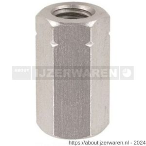 ASF zeskantverbindingsmoer DIN 6334 M14 SW 22x42 mm RVS A2 - W40814474 - afbeelding 1