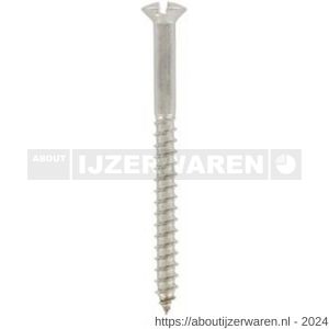 ASF houtschroef DIN 95 8.0x45 mm RVS A2 - W40815460 - afbeelding 1