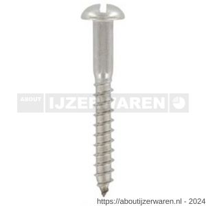 ASF houtschroef DIN 96 5.5x45 mm RVS A4 - W40815758 - afbeelding 1