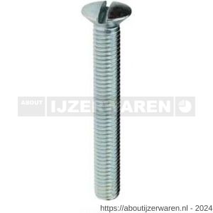 ASF metaalschroef DIN 964 M6x45 mm bolverzonken kop RVS A2 - W40819393 - afbeelding 1