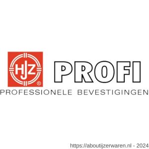 HJZ Profi nagel 2.0x20 mm bolverzonken kop blauw - W40870275 - afbeelding 2