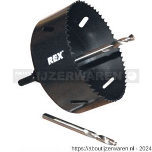 REX gatzaag bi-metaal 102 mm zeskant - W40841166 - afbeelding 1