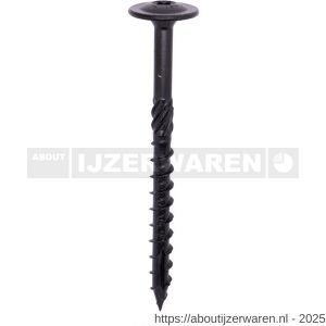 Woodies Ultimate Shield Outdoor Blackline 8,0x80/50 mm tellerkop TK Torx T 40 - W40800082 - afbeelding 1