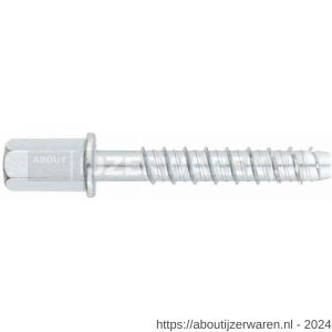 Index TH-F betonschroefanker verh zeskant 6x35 mm diameter 6 mm verzinkt optie 1 - W40900677 - afbeelding 1