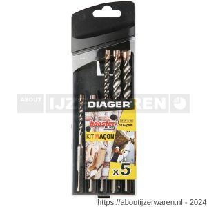 Diager kit Mason 5 stuks L 110 mm diameter 6-8 mm en L 160 mm diameter 6-8-10 mm - W40877188 - afbeelding 4