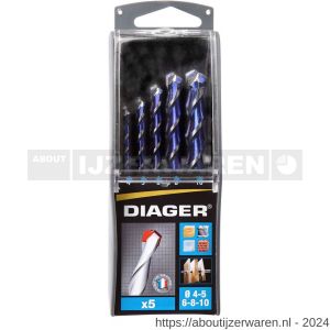 Diager set Solo 5 stuks universeel Multi 4-5-6-8-10 mm - W40877189 - afbeelding 3