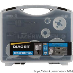 Diager set gatenzagen voor electricien - W40878355 - afbeelding 2