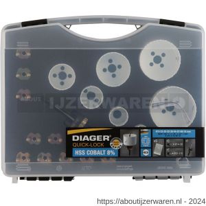 Diager set Quick Lock gatenzagen voor onderhoudmonteur - W40878357 - afbeelding 2