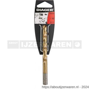 Diager HSS TIN staalboor 5.0x86 mm - W40877878 - afbeelding 3