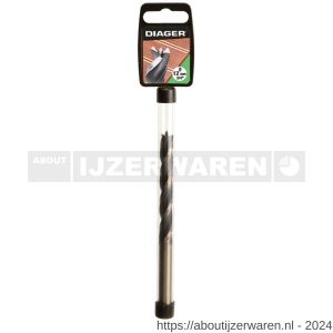 Diager 4wood Pro houtspiraalboor 12x151 mm boorpunt - W40877660 - afbeelding 3