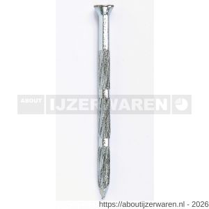HJZ Profi ribnagel 2.7x40 mm plat-conisch kop verzinkt - W40870210 - afbeelding 1
