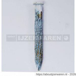HJZ Z3 plintnagel 4.5 x40 mm platte kop geel verzinkt wit - W40870189 - afbeelding 1