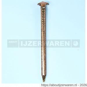 HJZ bootnagel vierkant schacht 2.4x32 mm vierslags kop piramide rood koper 1 kg - W40870000 - afbeelding 1