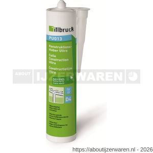 Illbruck PU013 constructielijm Ultra transparant 310 ml - W54025181 - afbeelding 1