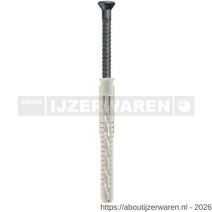 Klimas KPS-FAST-S kozijnplug nylon 14x180 mm platte kop PK Torx TX 50 verzinkt ETA - W40897553 - afbeelding 1