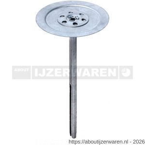 Klimas MLN stalen isolatiehouder 8x110 mm diameter 35 mm verzinkt - W40897042 - afbeelding 1