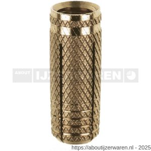 Tox Metrix messing spreidplug M6x22 mm kleine verpakking - W40896317 - afbeelding 1