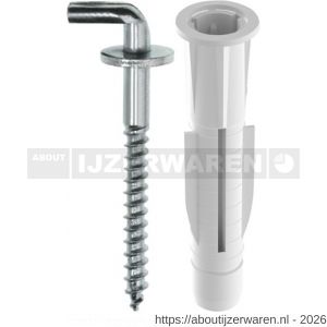 Tox Pirat Bill-L schroefduim inclusief Uni plug Trika in ronde pot - W40896143 - afbeelding 1