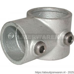 Norma buiskoppeling 101-A kort T-stuk 26,9 mm staal gegalvaniseerd - W11550549 - afbeelding 1