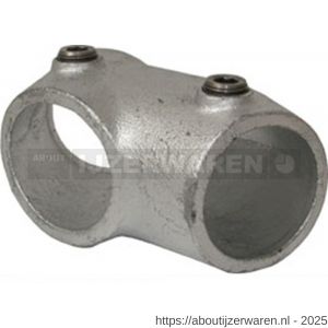 Norma buiskoppeling 129-B T-schoorklem 30-60 graden 33,7 mm staal gegalvaniseerd - W11550627 - afbeelding 1