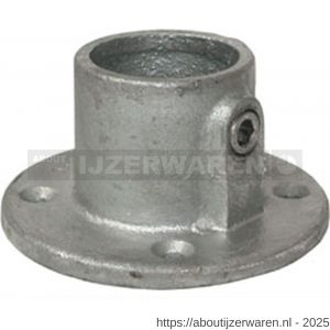 Norma buiskoppeling 131-A voetplaat 26,9 mm staal gegalvaniseerd - W11550566 - afbeelding 1