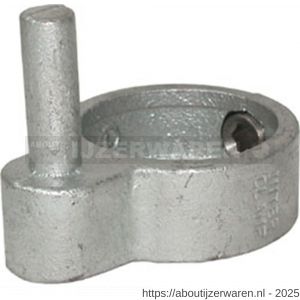 Norma buiskoppeling 140-B klemring hekscharnier M 33,7 mm staal gegalvaniseerd - W11550637 - afbeelding 1