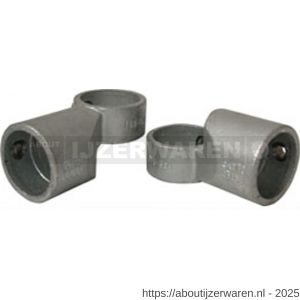 Norma buiskoppeling 148-A 2 delig scharnier 3-wegklem 26,9 mm staal gegalvaniseerd - W11550619 - afbeelding 1