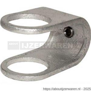 Norma buiskoppeling 160-B kruisstuk invoegbuis 33,7 mm staal gegalvaniseerd - W11550668 - afbeelding 1