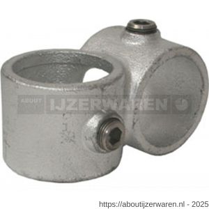 Norma buiskoppeling 161-A 90 graden kruisstuk 26,9 mm staal gegalvaniseerd - W11550660 - afbeelding 1