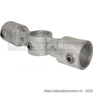 Norma buisklem 3-poot schoorklem 167-E 60,3 mm verzinkt - W11550137 - afbeelding 1