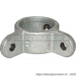 Norma buiskoppeling 168M-B scharnierdeel M dubbel 90 graden 33,7 mm staal gegalvaniseerd - W11550656 - afbeelding 1