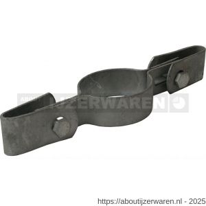 Norma buiskoppeling 171-D montageclip dubbel 48,3 mm staal gegalvaniseerd - W11550694 - afbeelding 1
