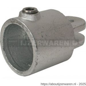Norma buiskoppeling 173F-B scharnierdeel V 33,7 mm staal gegalvaniseerd - W11550648 - afbeelding 1