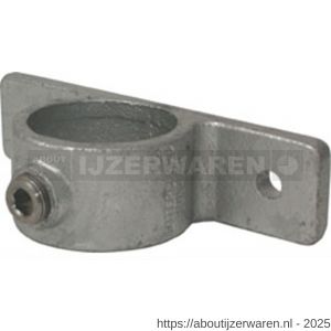 Norma buiskoppeling 198-B klemring plaatmontage dubbel 33,7 mm staal gegalvanisserd - W11550592 - afbeelding 1