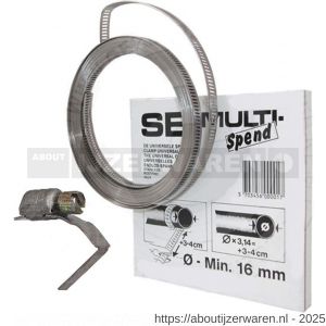 SB Multispend klemband voorgevormd Multi-band RVS 5 m - W11550715 - afbeelding 1