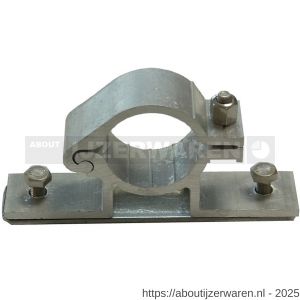 Klemfit verkeersbordbeugel scharnierbeugel 48/140 mm breed - W11552083 - afbeelding 1