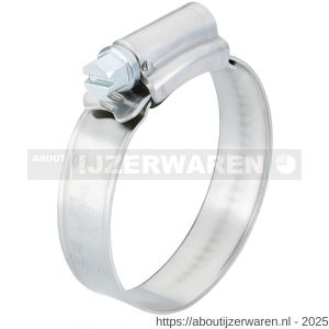 Aba wormschroefslangklem Original 15-24/12 mm W4 RVS 304 - W11551081 - afbeelding 1