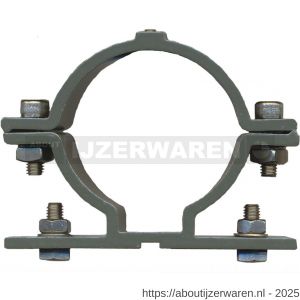 Klemfit verkeersbordbeugel aluminium bordhouder type 250 51 mm grijs - W11552051 - afbeelding 1