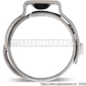 Norma slang oorklem traploos Ear Clip Pro 7.3-9.0 mm W4 RVS 304 1107245090 - W11550988 - afbeelding 2