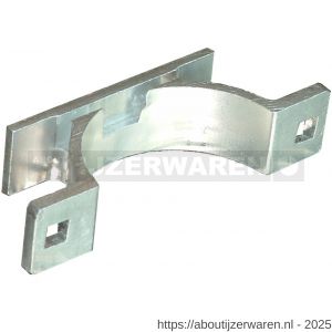 Klemfit verkeersbordbeugel bordhouder aluminium AKA1 Schellenunterteil 6 mm Schlitz 60 mm - W11552058 - afbeelding 1