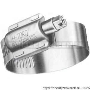 Groen Bevestigingsmaterialen verkeersbordklem H-Torq 2 32-67 mm RVS 300 - W11552087 - afbeelding 1