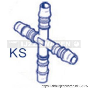 Norma slangkoppeling Normaplast Push-On slangconnector KS 4 mm - W11551724 - afbeelding 1