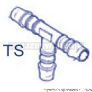 Norma slangkoppeling Normaplast Push-On slangconnector TS 3 mm - W11551670 - afbeelding 1