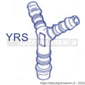 Norma slangkoppeling Normaplast Push-On slangconnector YRS 4-6-4 mm - W11551722 - afbeelding 1